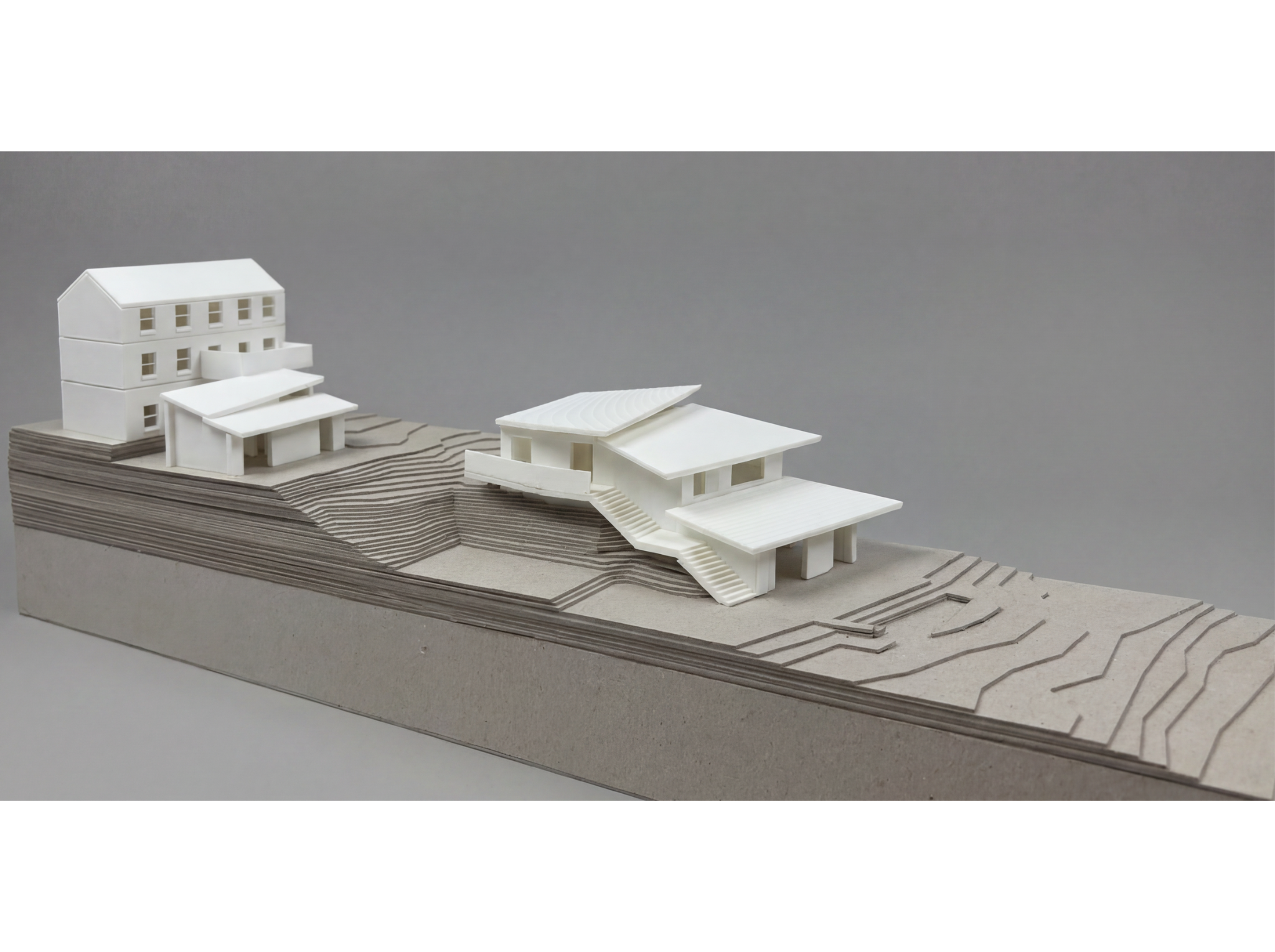 Physical architectural sectional model