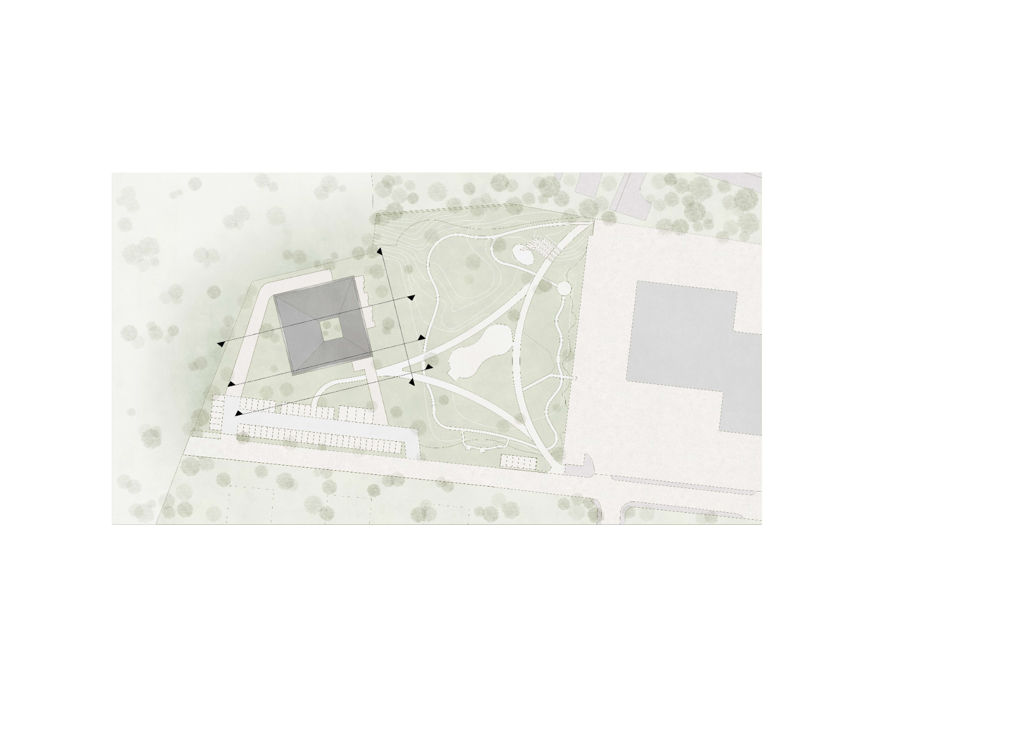 Architectural site plan